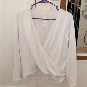 Lululemon White Long Sleeve